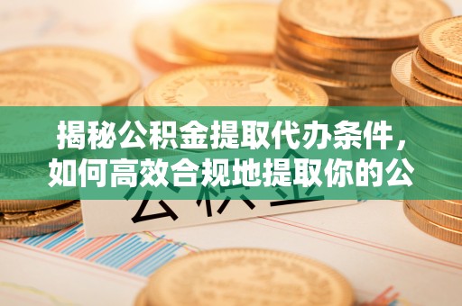 大新揭秘公积金提取代办条件，如何高效合规地提取你的公积金