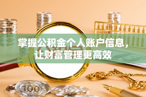 大新掌握公积金个人账户信息，让财富管理更高效