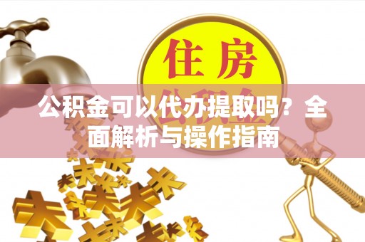 大新公积金可以代办提取吗？全面解析与操作指南