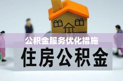 大新公积金服务优化措施